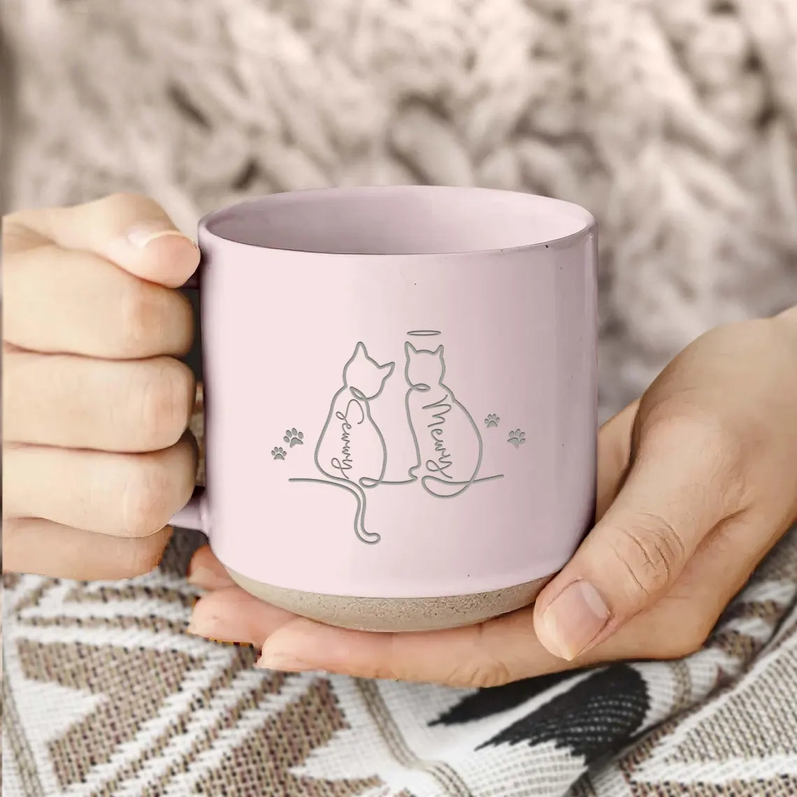 Personalized Cat Mug – Pet Memorial or Gift for Cat Lover