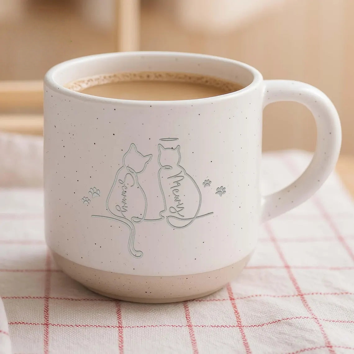 Personalized Cat Mug – Pet Memorial or Gift for Cat Lover