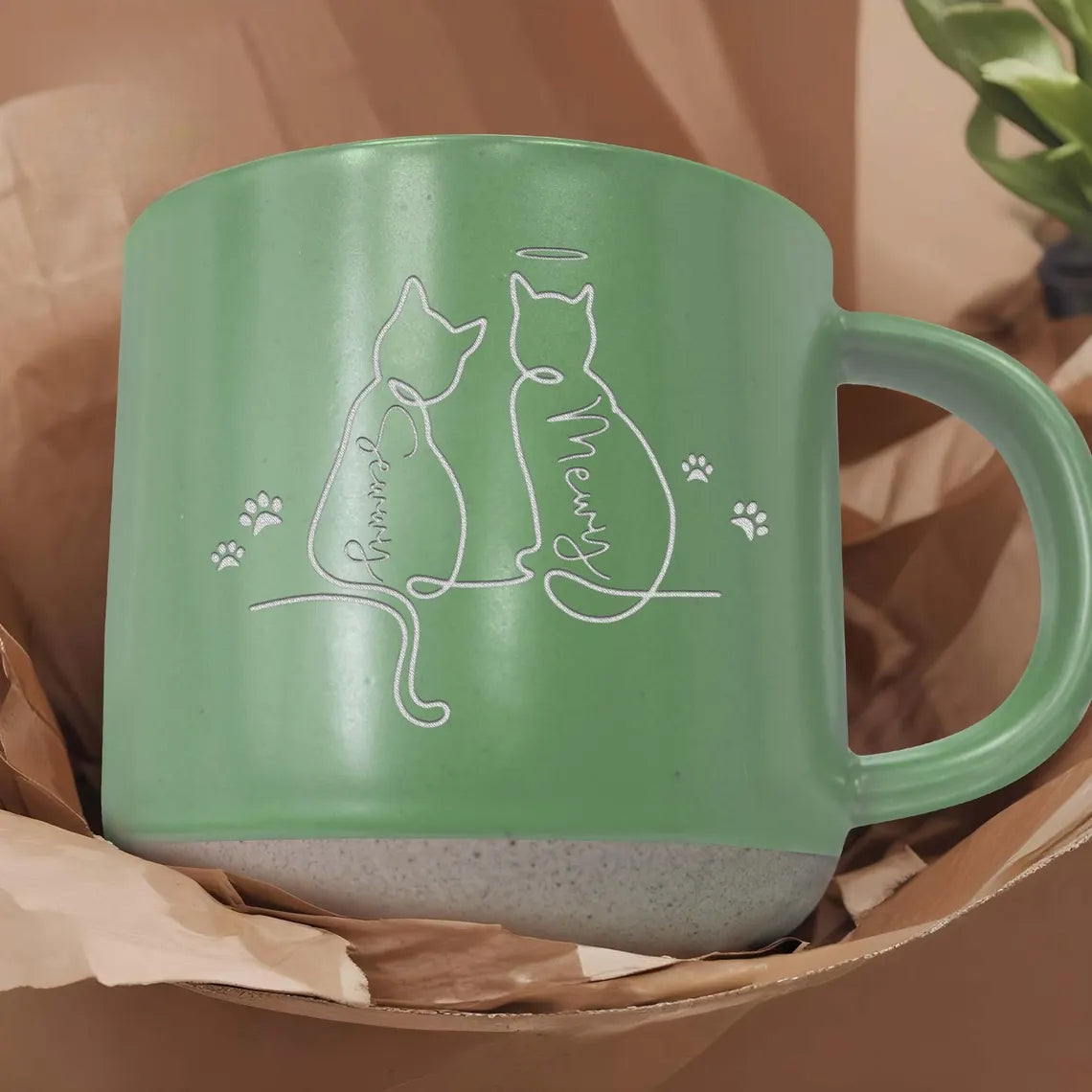 Personalized Cat Mug – Pet Memorial or Gift for Cat Lover