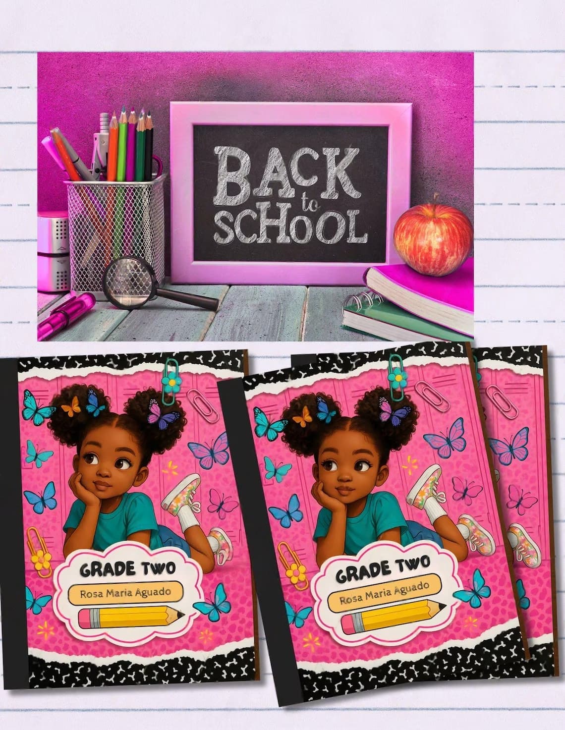 Custom Composition Book – Personalized School Notebook