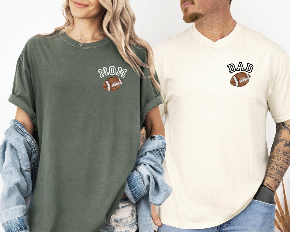 Football First Birthday Family Shirts – Custom Name Gameday Tee