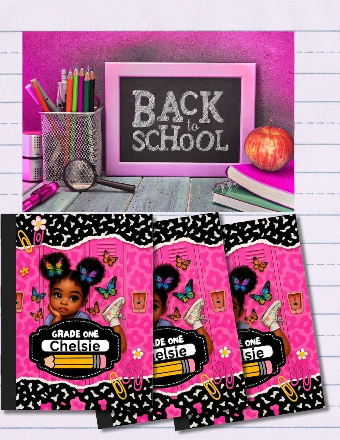 Custom Composition Book – Personalized School Notebook