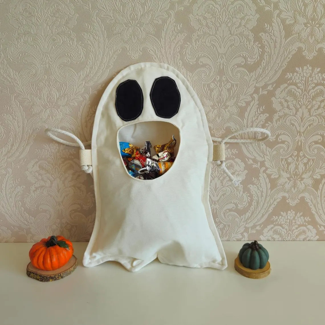 Halloween Ghost Bag for Kids | Trick-Or-Treat Shoulder Bag