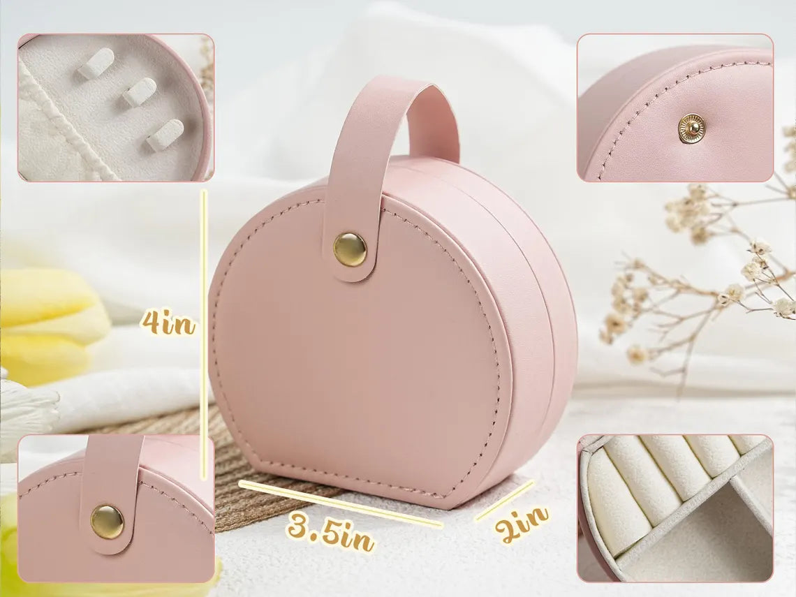 Personalized Jewelry Box with Wild Flower | Bridesmaid & Travel Gift