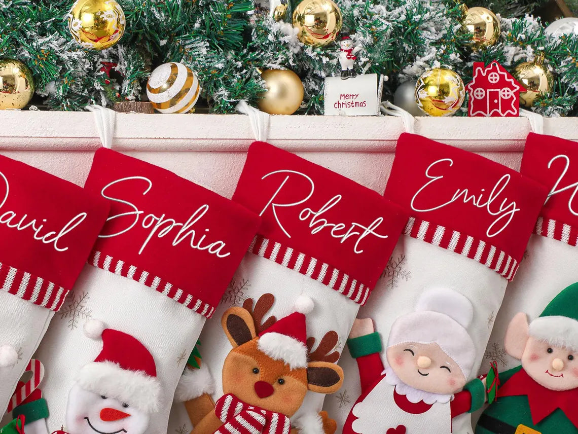 Personalized Family Christmas Stockings – Custom Holiday Decor