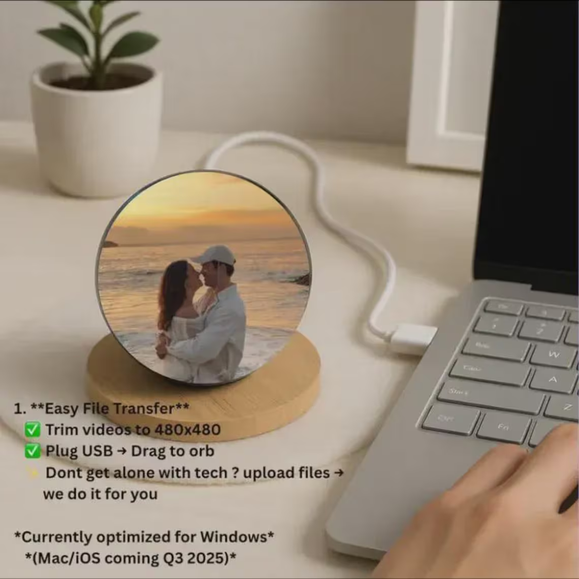MementoOrb Memory Sphere – Personalized Video Keepsake Gift