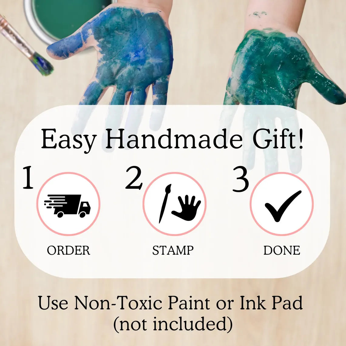 2026 Grandparents Handprint Calendar – Personalized Gift from Kids