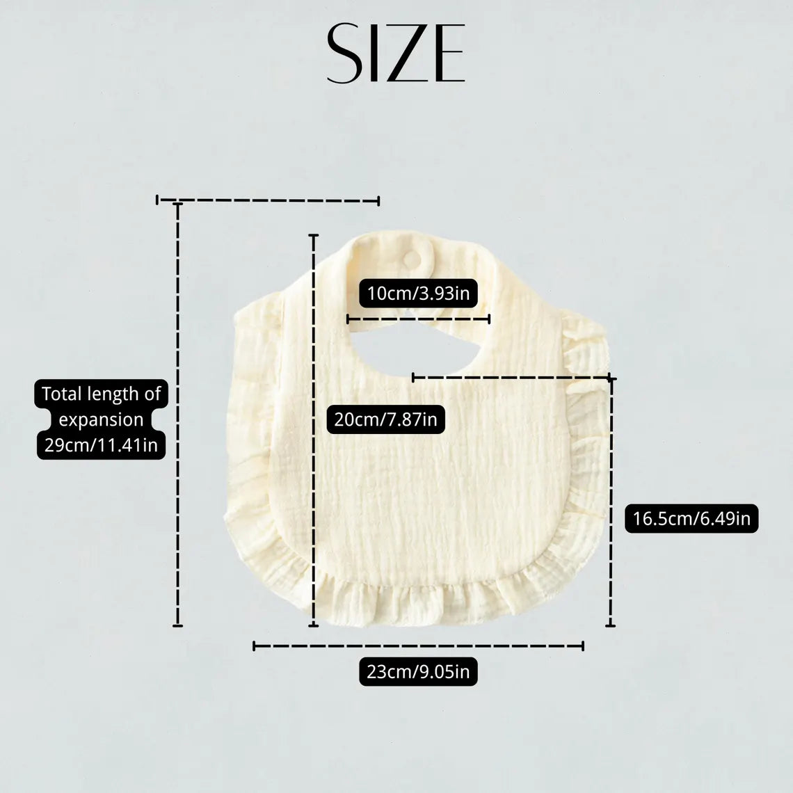 Personalized Baby Bibs – Custom Embroidered Cotton Baby Gift