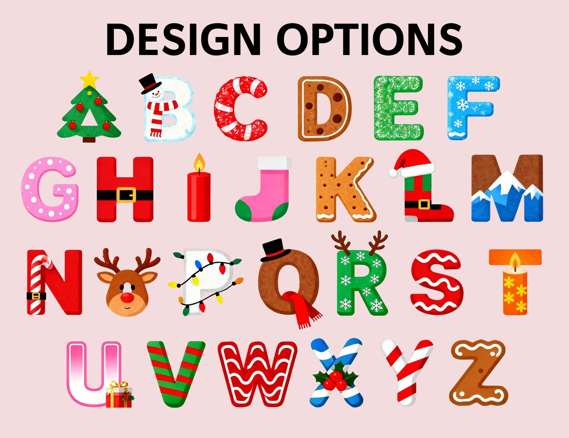 Personalized Christmas Name Labels | Custom Gift Stickers