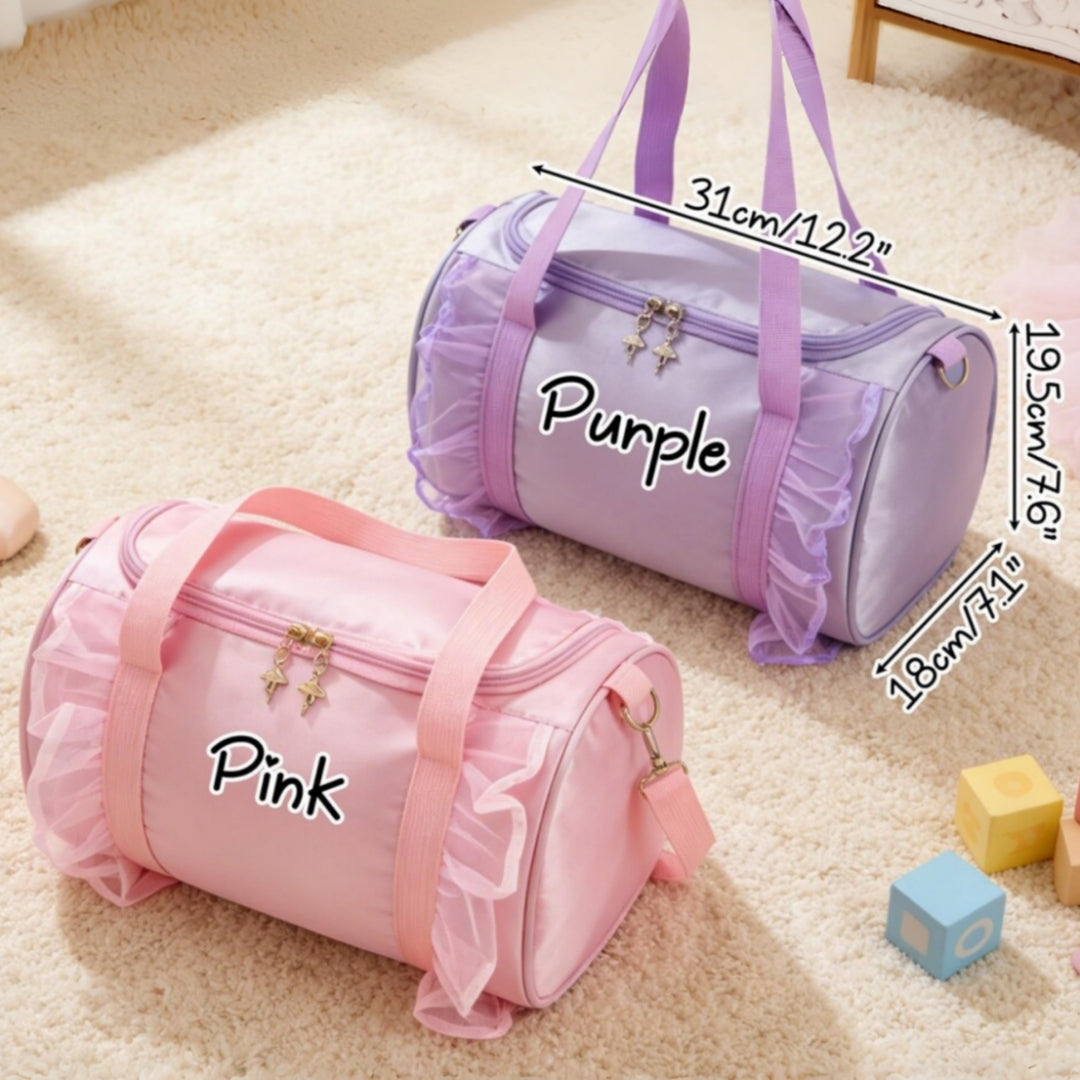 Personalized Ballerina Duffle Bag | Custom Dance Bag for Girls
