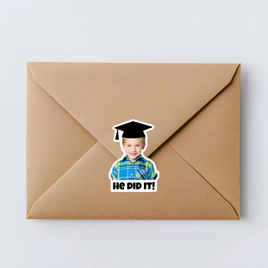 Personalized Graduation Stickers – Custom Face Party Favors