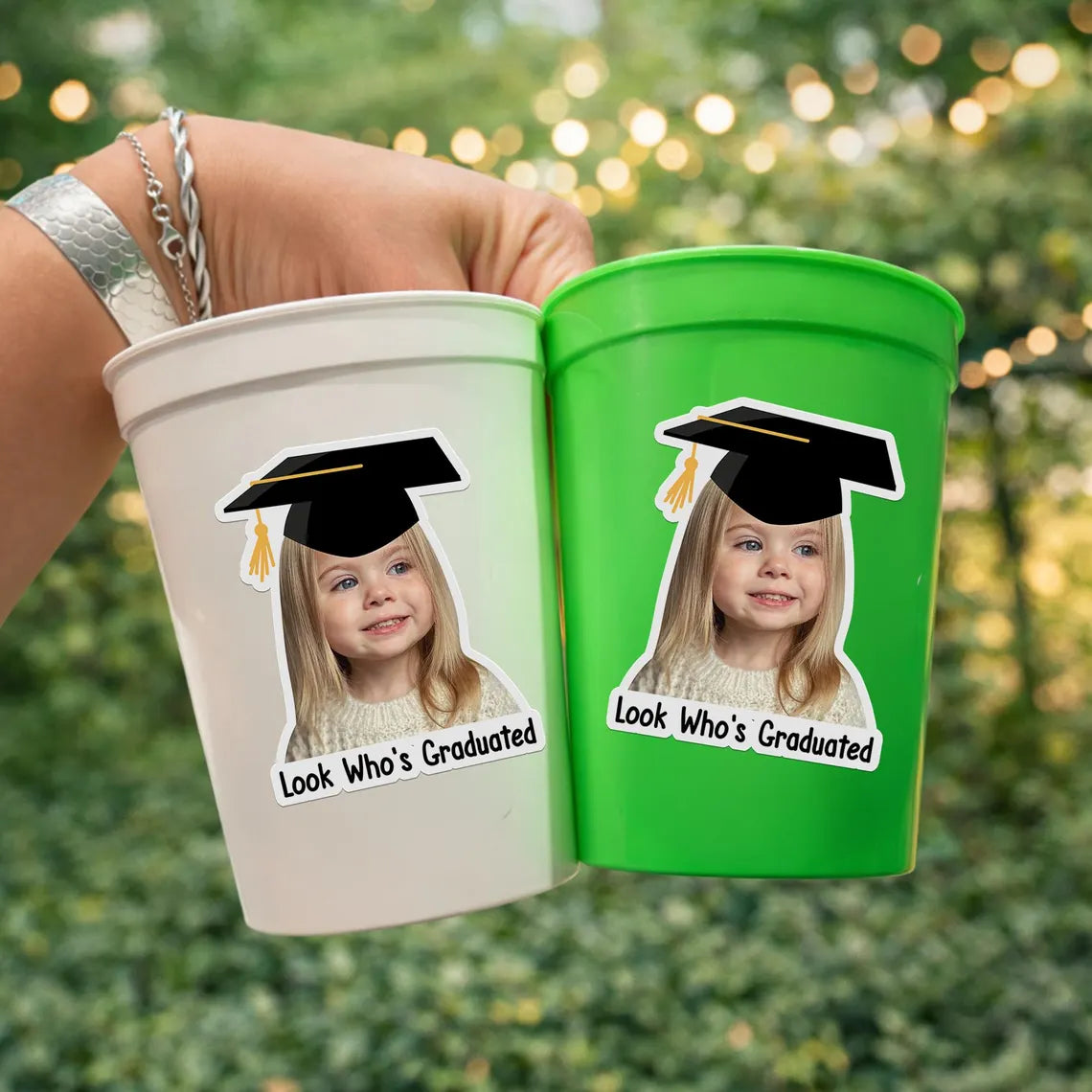 Custom Graduation Face Stickers | Photo Party Stickers