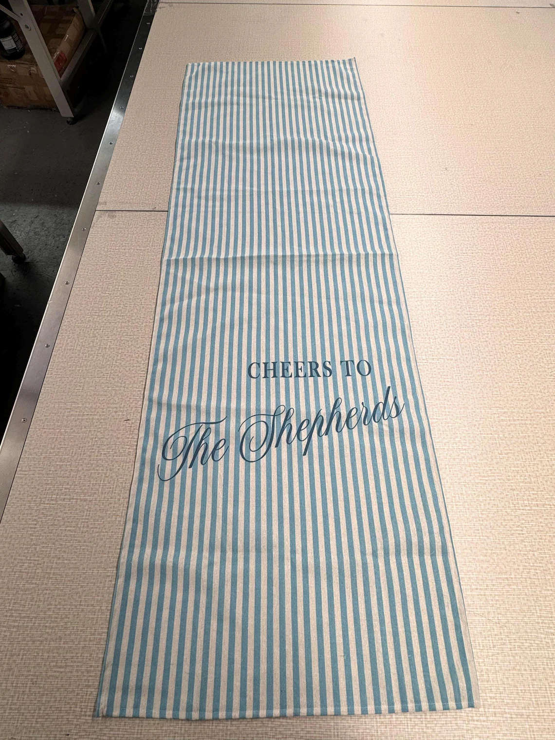 Custom Wedding Welcome Sign | Personalized Fabric Banner