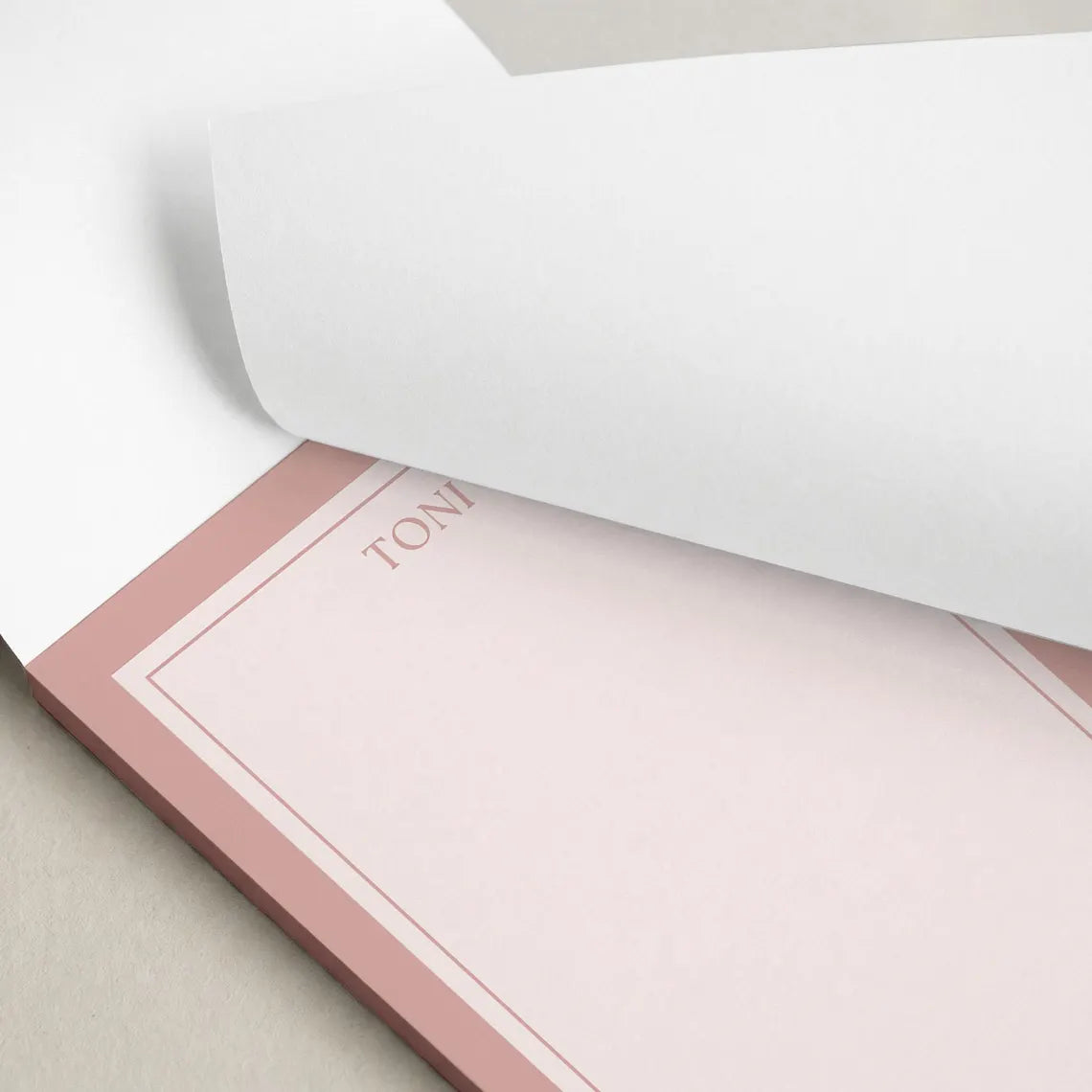 Personalized Monogram Notepad | Custom Stationery Gift for Her