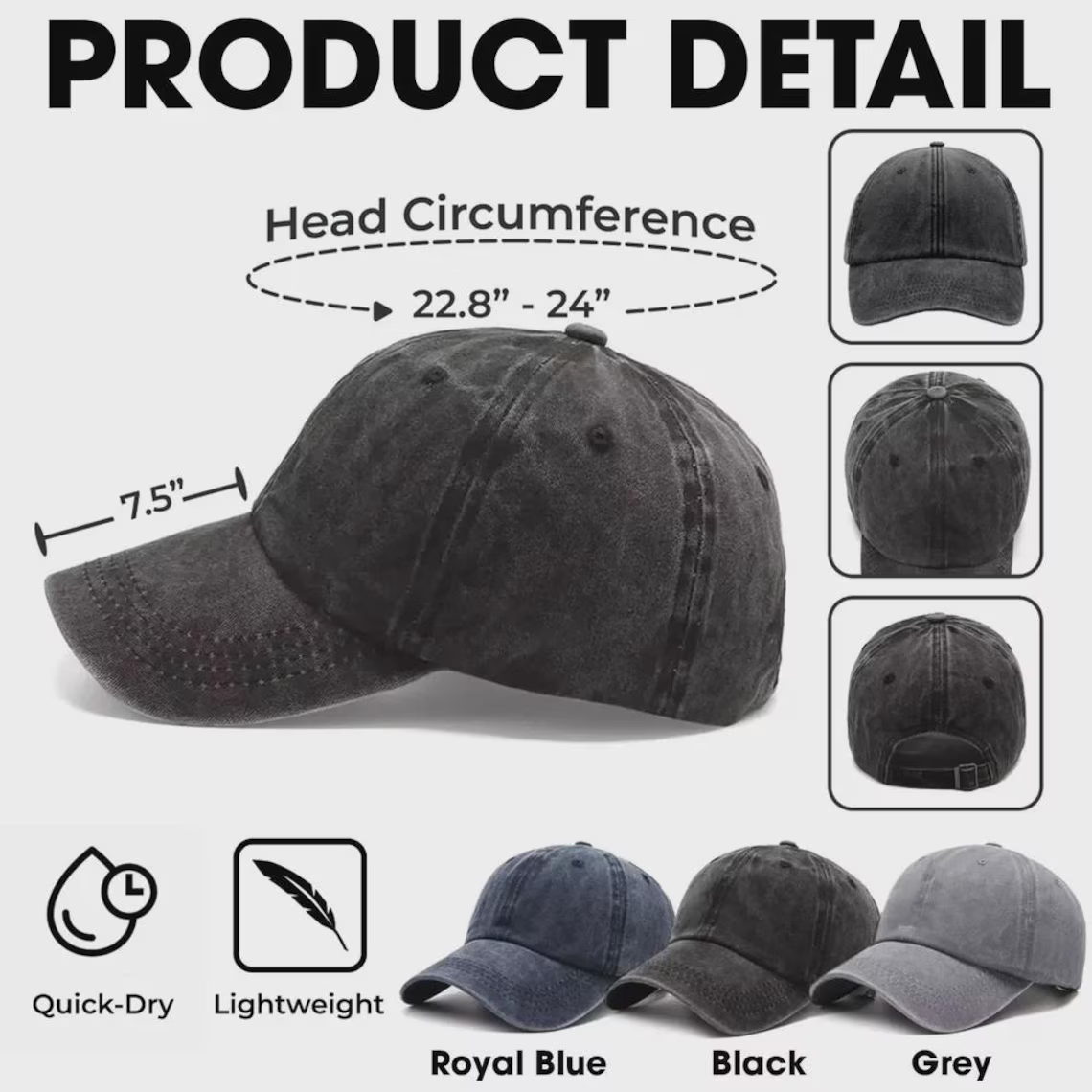 This Grandpa Belongs To – Personalized Vintage Denim Hat