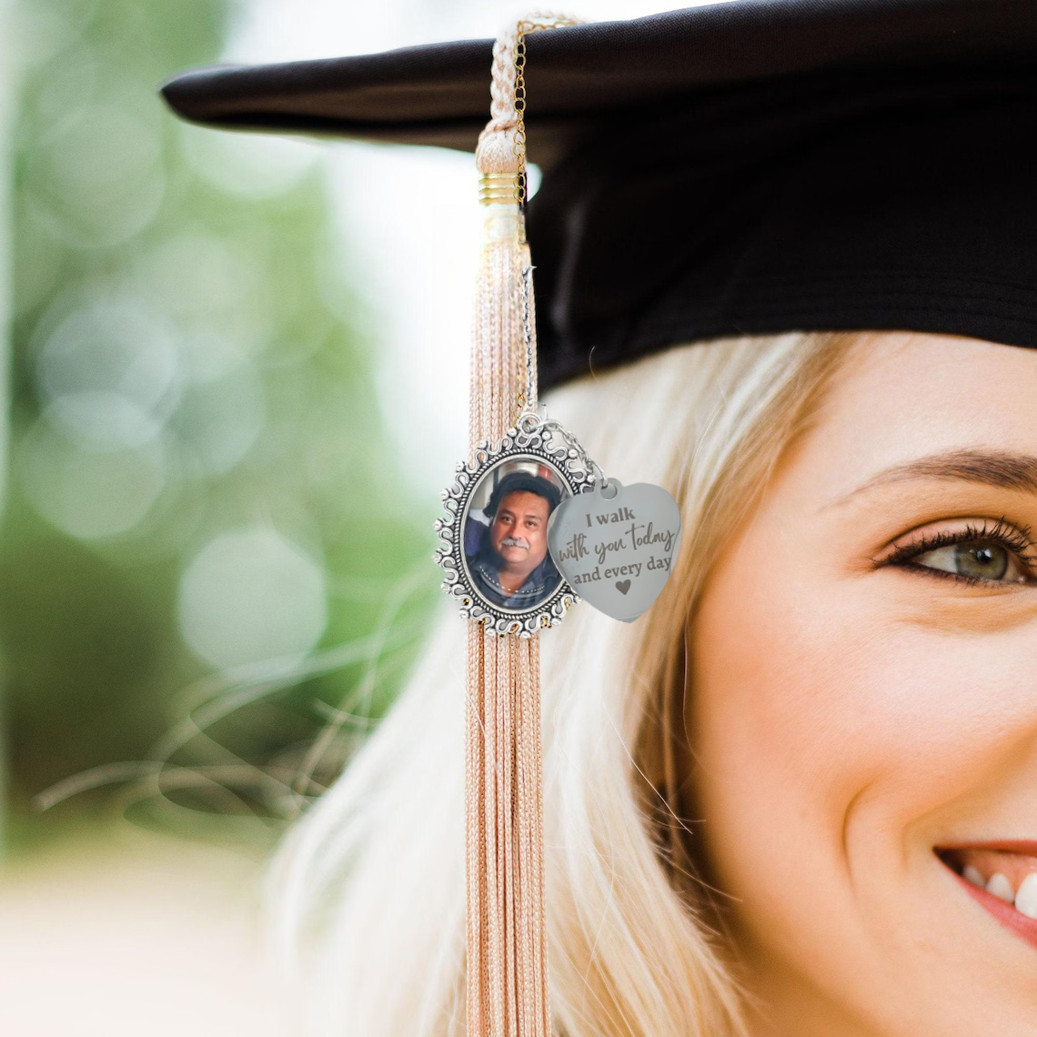 Personalized Graduation Memorial Photo Charm – Custom Keepsake
