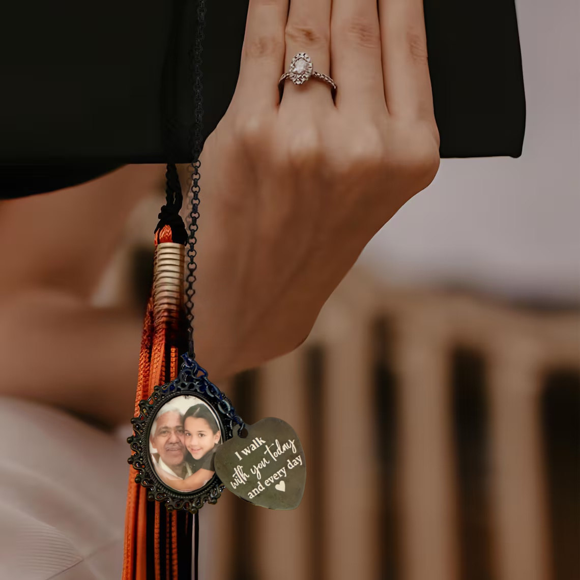 Personalized Graduation Memorial Photo Charm – Custom Keepsake