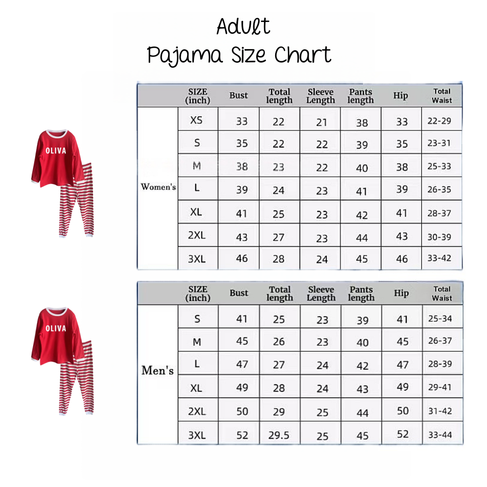Personalized Family Christmas Pajamas | Matching Holiday PJs