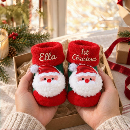 Personalized Baby Christmas Socks | First Christmas Gift