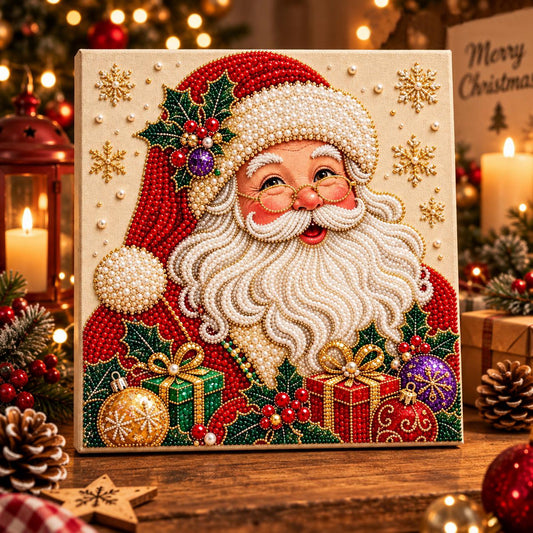 5D Christmas Pearl Diamond Art Kit | DIY Holiday Craft
