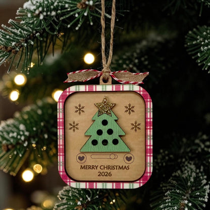 Personalized Voice Recording Christmas Ornament – Custom Keepsake