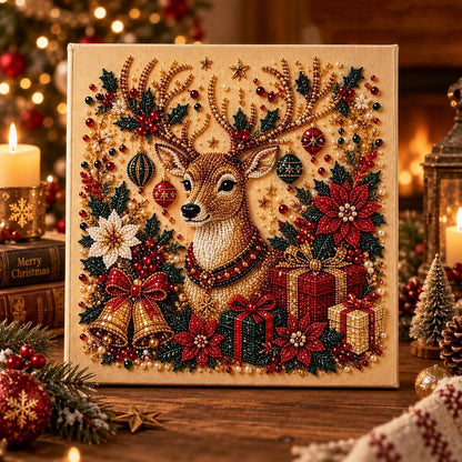 5D Christmas Pearl Diamond Art Kit | DIY Holiday Craft
