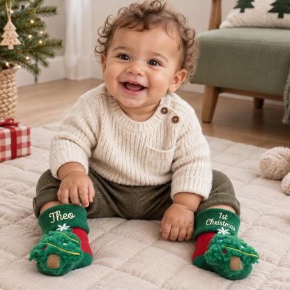 Personalized Baby Christmas Socks | First Christmas Gift