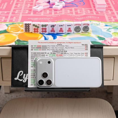 Personalized Mahjong Card Holder, Custom Name & Foldable