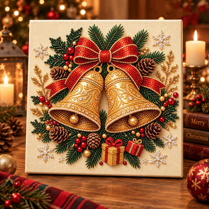 5D Christmas Pearl Diamond Art Kit | DIY Holiday Craft