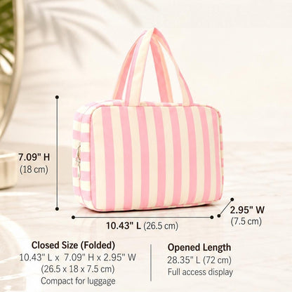 Personalized Hanging Toiletry Bag with Custom Yarn Name