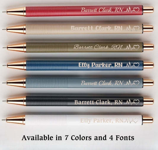 Personalized Gratitude Pen Set - Custom Pens for Nurses & Doctors