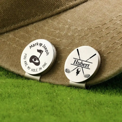 Personalized Name Golf Ball Marker Custom Engraved Golfer Gift