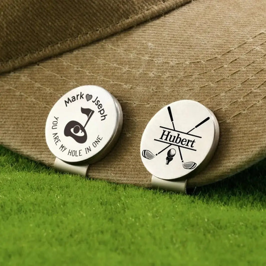 Personalized Name Golf Ball Marker Custom Engraved Golfer Gift