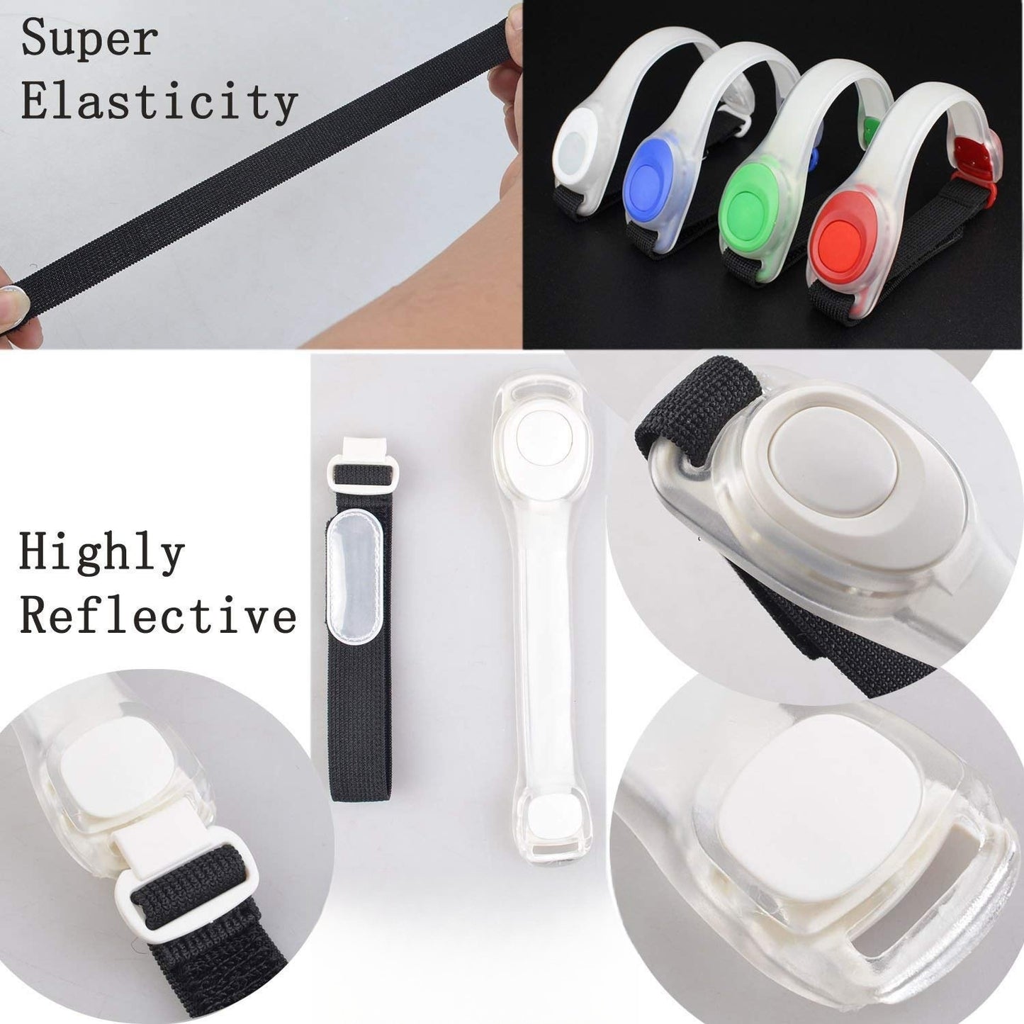 LED Light Up Armband – Waterproof, Reflective & Adjustable