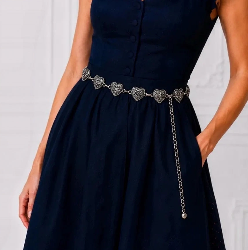 Dirndl Chain Belt for Oktoberfest | Elegant Waist Accessory