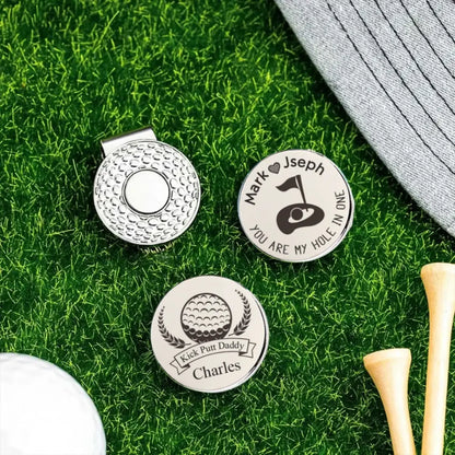 Personalized Name Golf Ball Marker Custom Engraved Golfer Gift