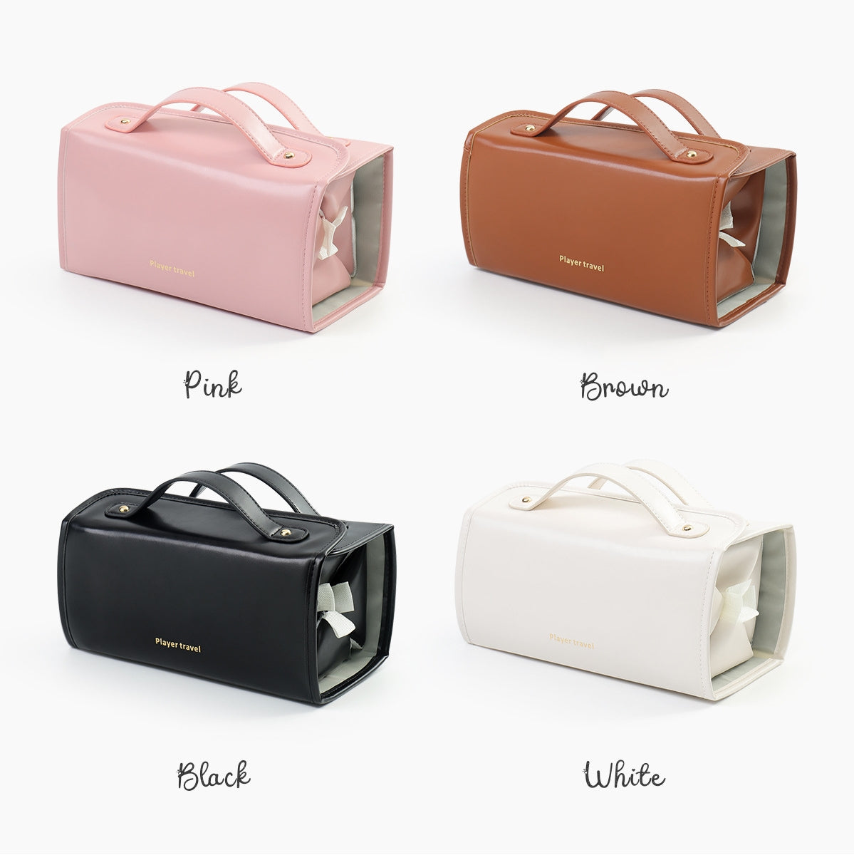 Anpassbare abnehmbare 4-in-1-Reise-Make-up-Tasche