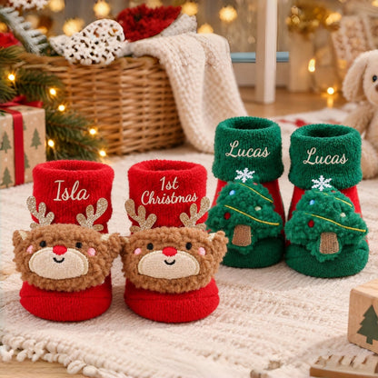 Personalized Baby Christmas Socks | First Christmas Gift
