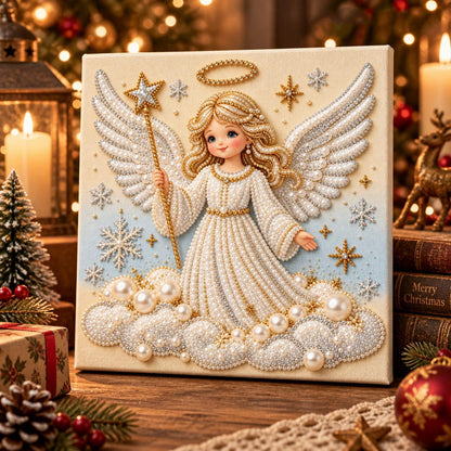 5D Christmas Pearl Diamond Art Kit | DIY Holiday Craft