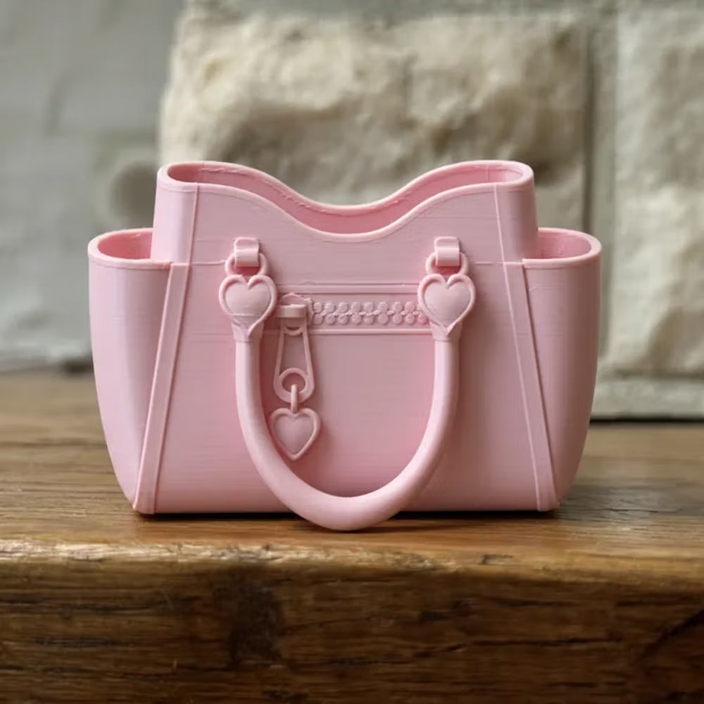 Personalized Handbag Desk Organizer – Custom Teacher Pen Holder & Desk Storage