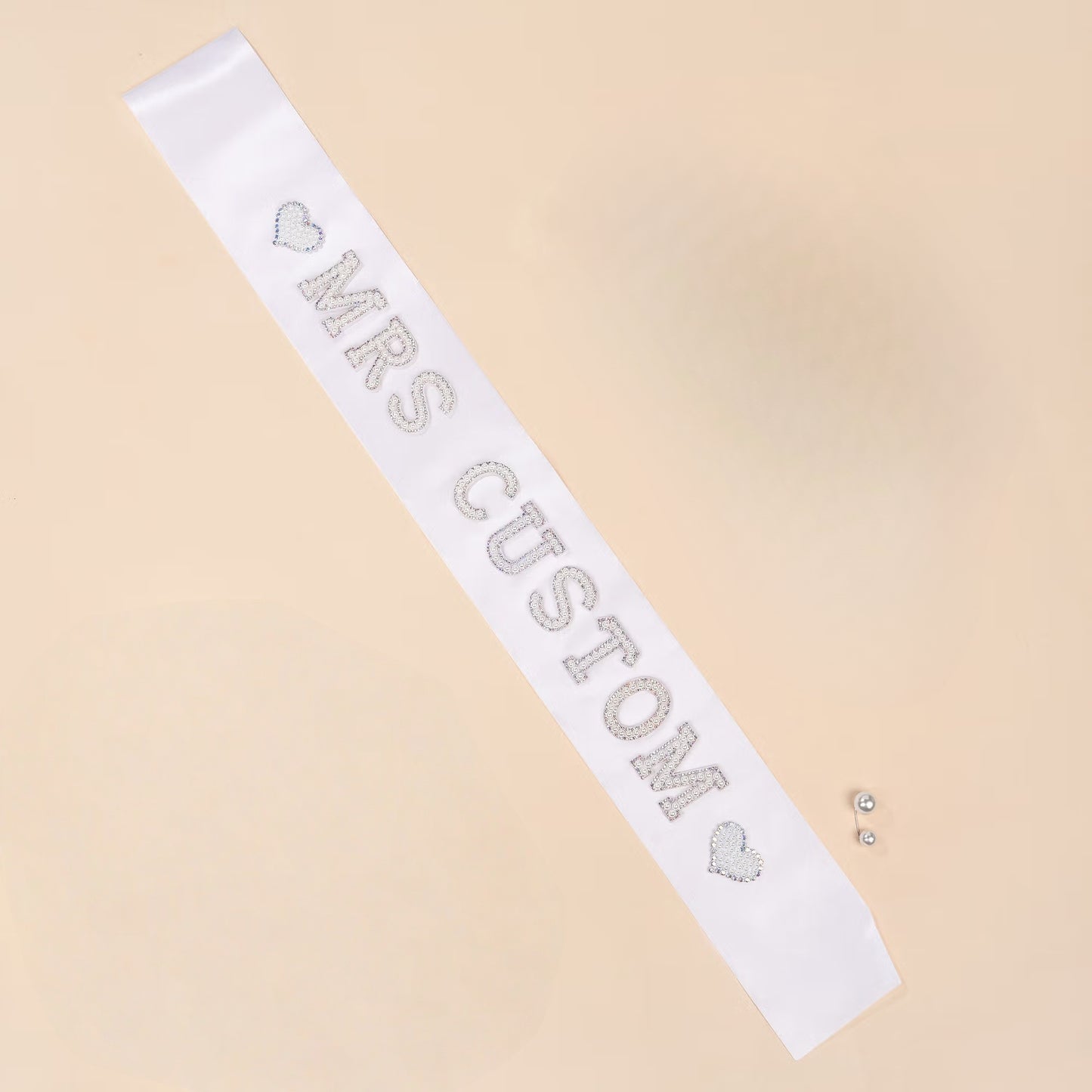 Personalized Bridal Sash | Custom Wedding Party Satin Sash