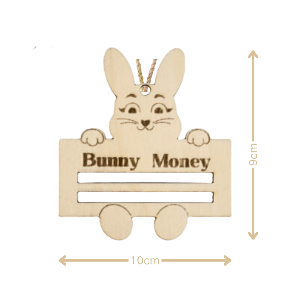 Easter Bunny Money Holder,Easter Basket Money Holder, Easter Basket Stuffer