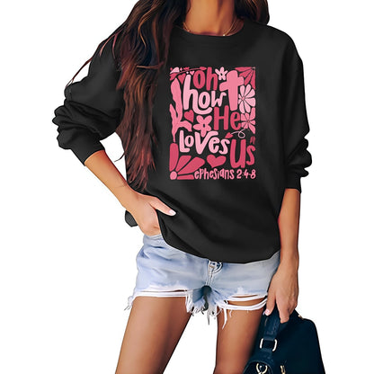 Oh comme il nous aime Sweat-shirt unisexe Christian Valentine