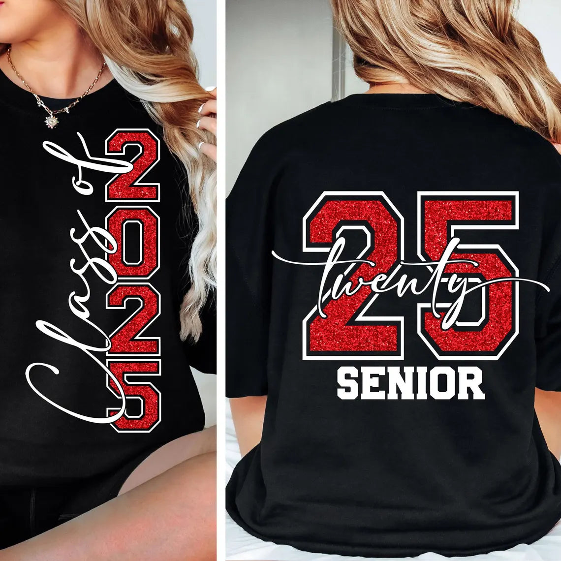 Custom Senior 2025 T-shirt – Personalized Graduation Hoodie