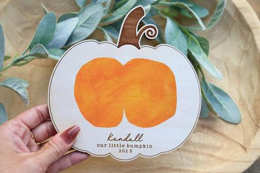 My First Halloween DIY Baby Bum Keepsake – Personalized Sign