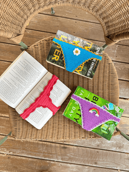 Handmade Crochet Bookmark – Funny Sheila Book Thong Gift for Readers