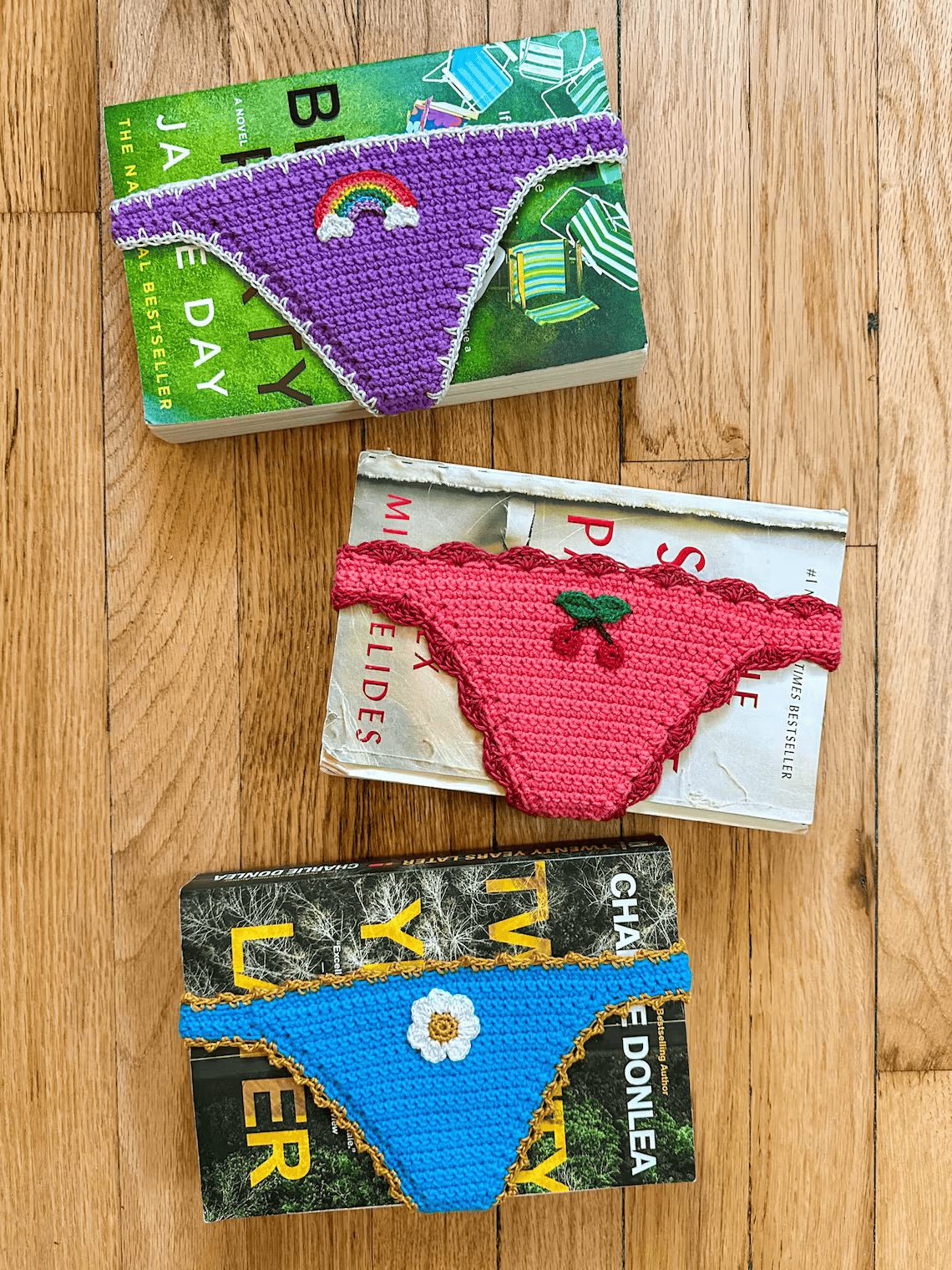 Handmade Crochet Bookmark – Funny Sheila Book Thong Gift for Readers