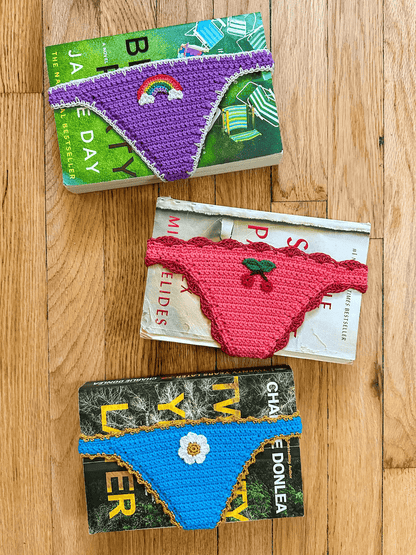 Handmade Crochet Bookmark – Funny Sheila Book Thong Gift for Readers