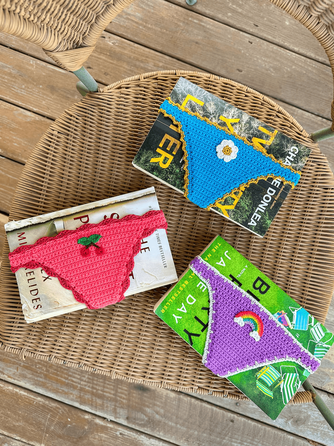 Handmade Crochet Bookmark – Funny Sheila Book Thong Gift for Readers