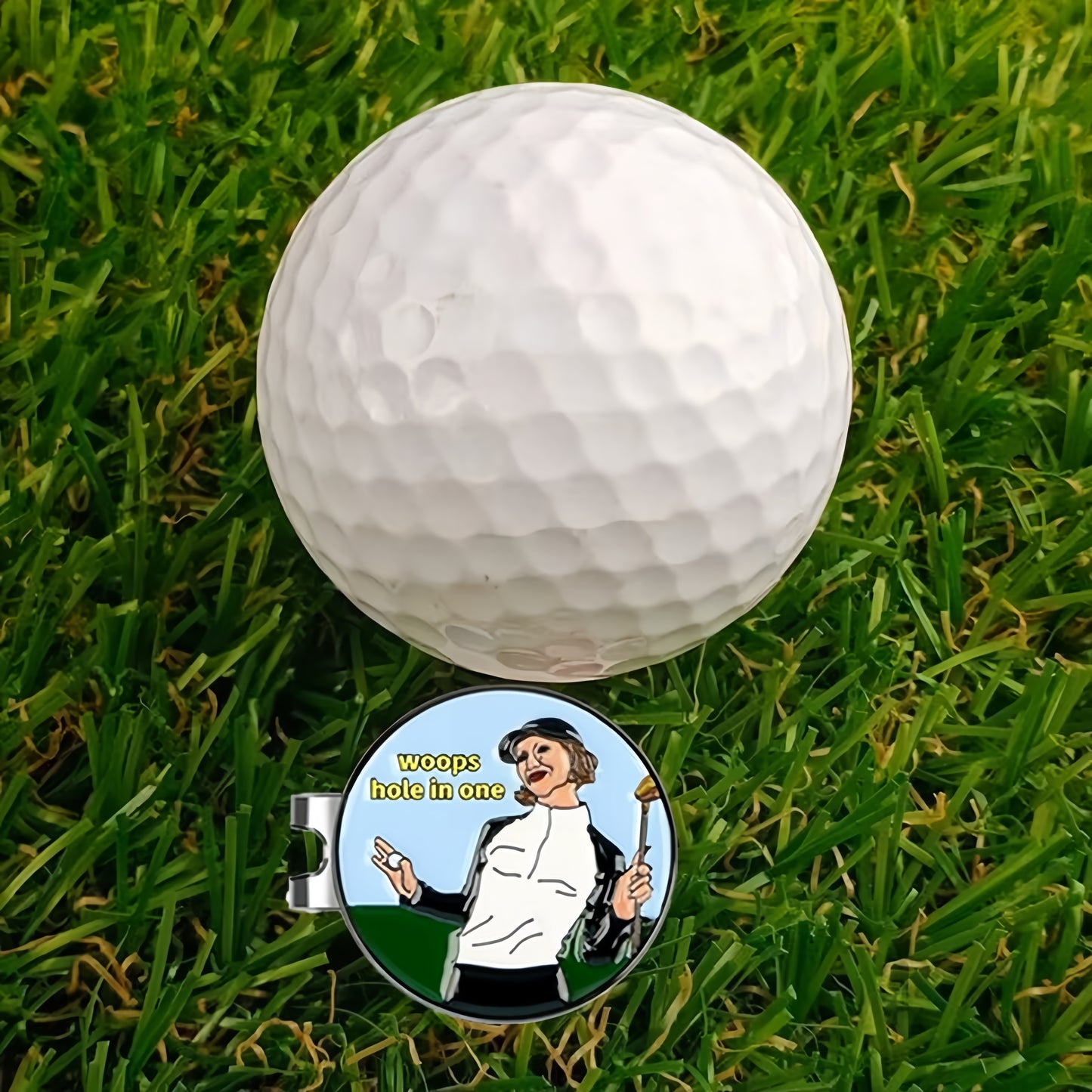 Funny Magnetic Golf Ball Marker Cartoon Hat Clip – Golf Gift